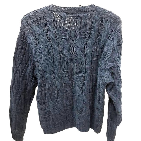 Cozy Vintage Handmade Cotton Ramie Cardigan - Picture 2 of 4